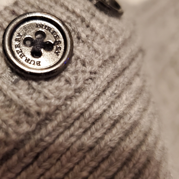 Burberry London Cable Knit Peplum Sweater - Picture 4 of 5